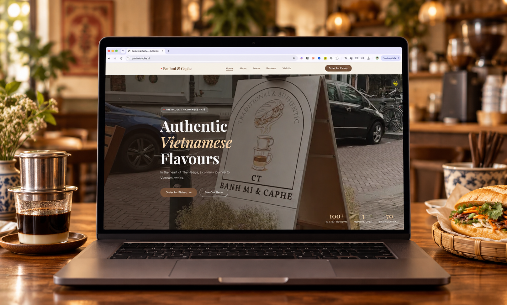 CT Banhmi Caphe food and social content