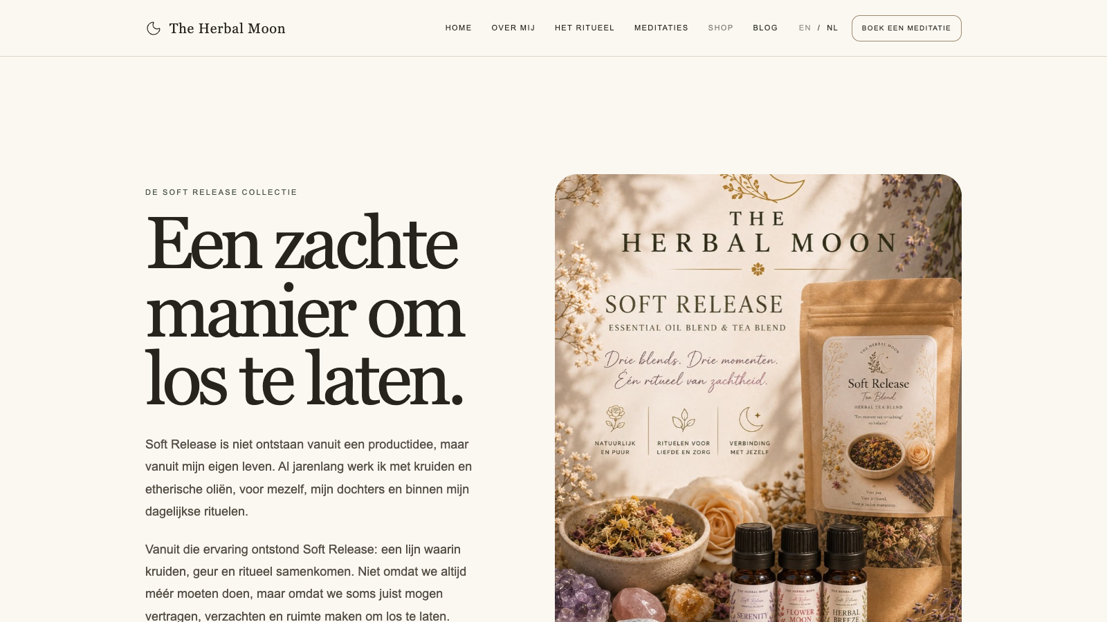 The Herbal Moon product collection